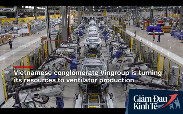 vingroup li&ecirc;n kết sx m&aacute;y thở