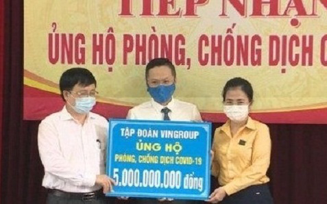 vingroup ủng hộ nghệ an