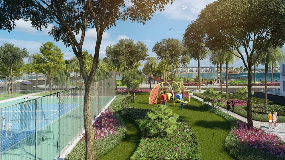 cảnh quan vinhomes ocean park