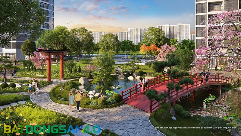 vườn nhật vinhomes