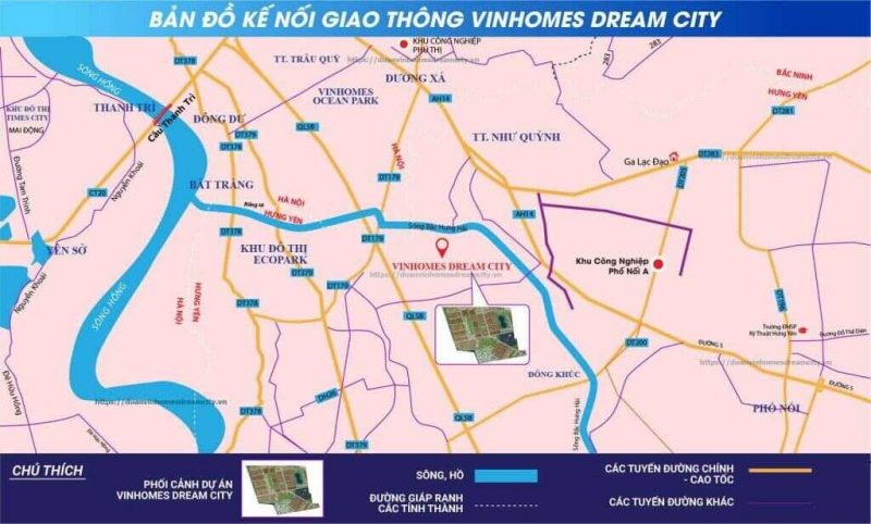 vị tr&iacute; vinhomes dream city