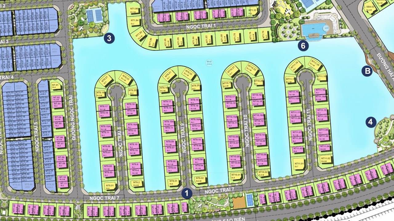 mặt bằng tiểu khu vinhomes hải ph&ograve;ng