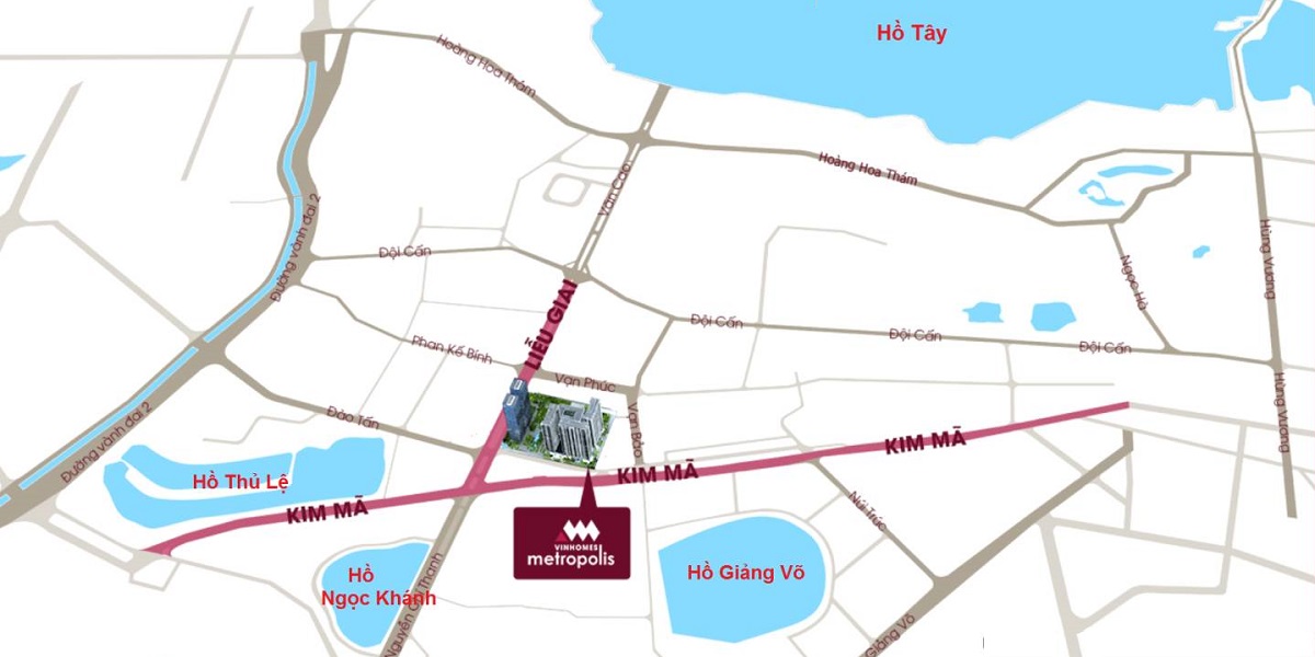 vị tr&iacute; vinhomes metropolis