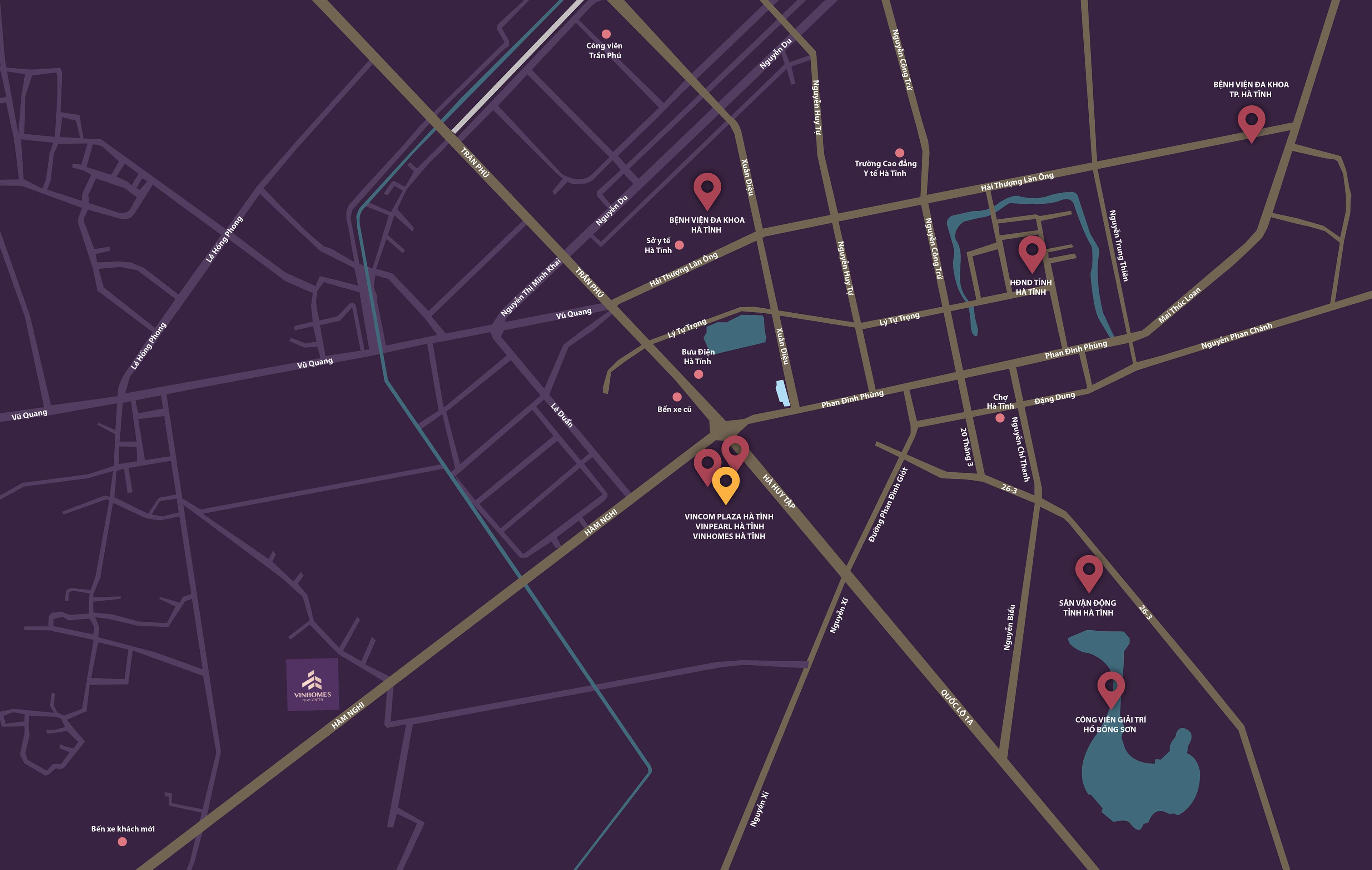 vị tr&iacute; vinhomes new center